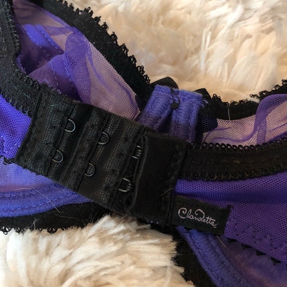 Claudette Purple Mesh Bra ๐ - Picture 5 of 6